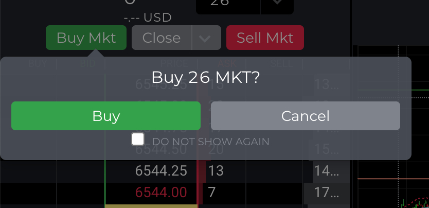 Realizar una orden de compra en NinjaTrader