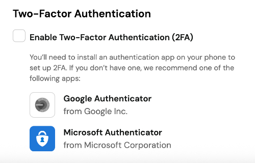 Setting up two factor authentication on a NordFX trading account