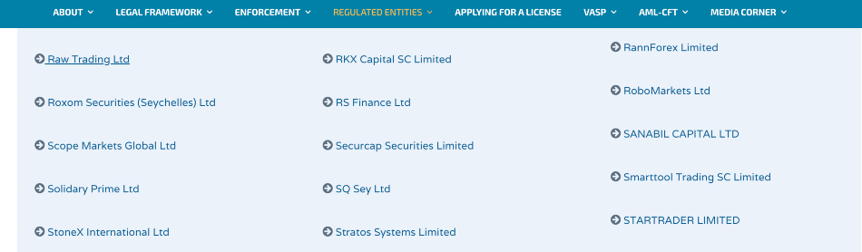 IC Markets FSA regulatory license
