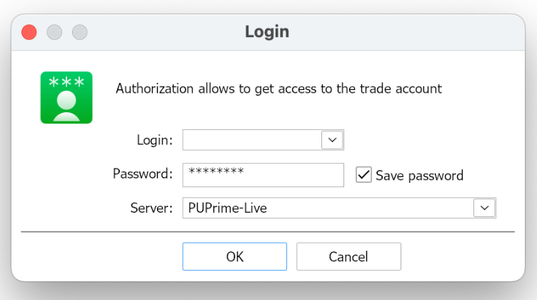 Connecting PU Prime live server in MT5 desktop software