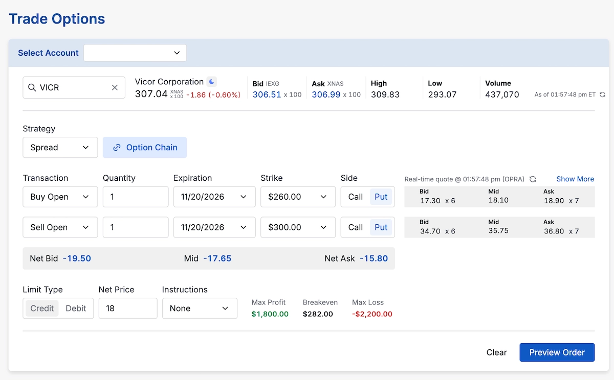 Firstrade Invest 3.0 Web trading platform