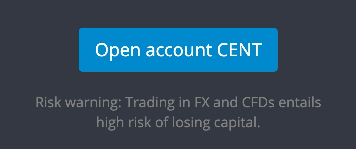 Signing up for a cent trading account at LiteFinance